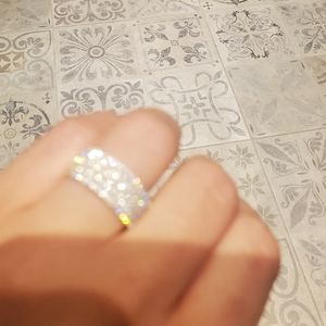 💕💎 BONY LEVY 18K Diamond Varda Five-Row Band